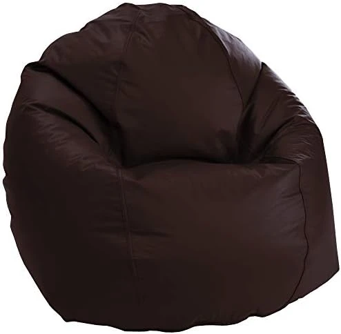 Bean Products Large Vinyl Bean Bag Chair | Filled W/Polystyrene Beads & CertiPUR Foam | Made In USA | 36”W, 36”L, 40”H | 20lb | Available In 2 Sizes | Perfect For Adults, Teens & Kids | Dark Navy - Image 7