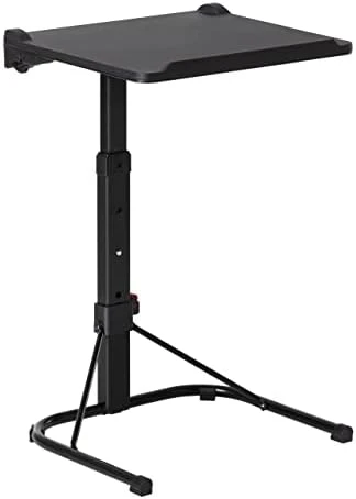 Maarch Folding TV Tray Table, Adjustable TV Dinner Table, Foldable Tray Table For Eating And Laptops, Wall Mountable, Grey - Image 6