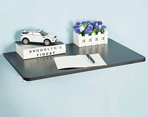 FSC Certified Wall-Mounted Folding Table For Office Home Kitchen(23.6"*15.6" (L*W)), White… - Image 5