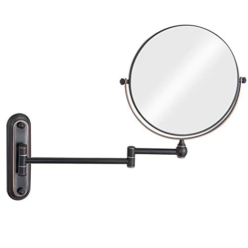 GURUN 8 Inch Bronze Magnifying Makeup Mirror Wall Mounted For Bathroom With 10X Magnification M1207O(8'',10X) - Image 3
