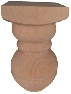 BingLTD - 5" Unfinished Profile Maple Sofa Leg - Set Of 4 (BF1512-MA-UNF)