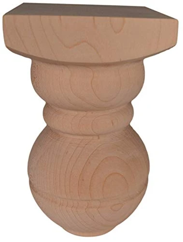 BingLTD - 5" Unfinished Profile Maple Sofa Leg - Set Of 4 (BF1512-MA-UNF)