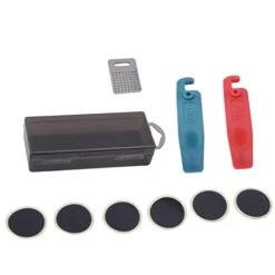 CLISPEED Tool Box Set Tool Box Set Rapair Multi-Function Kit Cycling Lever Tyre Patch Changing Bike Re Tool Tools Ra For Mountain Rasp Home Tire Black Shop Patch Kit Patch Kit