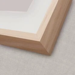 HAUSCHEN HOME 32 X 40 Inch LED Bathroom Mirror, Aluminum Frame With Wooden Effect, Wall Mounted Dimmable Vanity Mirror, Anti-Fog, 3-Color Warm/Natural/White Light, Horizonal & Vertical