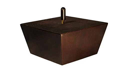 BingLTD - 2 ½” Mahogany Square Tapered Hardwood Sofa Legs - Set Of 4 (ST7616-157)… - Image 2