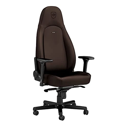 Noblechairs ICON Gaming Chair And Office Chair With Lumbar Support, PU Hybrid Leather, Java Edition