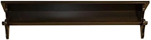 RRD Mounted Quilt Rack With Shelf β Amish Made Quilt Hangers For Wall Hangings With Display Shelf β Rustic Quilt Wall Hangers For Twin To King Blankets (Oak Wood, Michaels Stain, 36β L) - Image 11