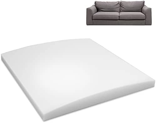E-SDS Curve Furniture Seat, High-Density Foam Cushion Couch Cushion Support Soft Cushion Sag Repair Replacement For Sofa Couch Loveseat Chair(2" X 20" X 20", Set Of 2) - Image 8