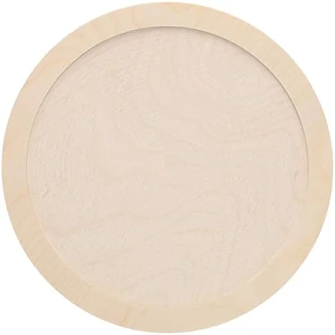 Welled Wood Surface, Pinwheel Shaped, 10" X 9.68", For Wooden Trays, Crafts And Decorations, Welled Center For Resin Design Or Paint - For Decoupage, Engraving, Wood Burning - Image 6