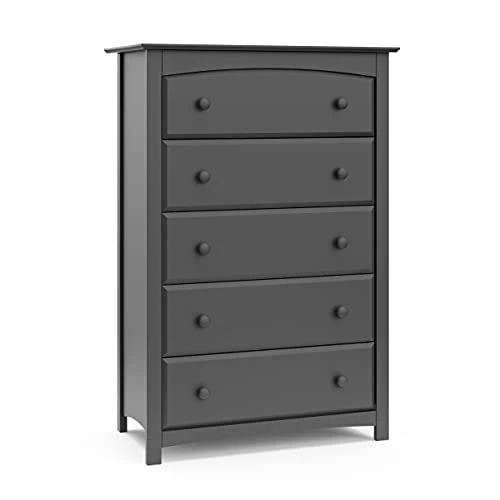 Storkcraft Kenton 5 Drawer Dresser (Espresso) – Dresser For Kids Bedroom, Nursery Dresser Organizer, Chest Of Drawers For Bedroom With 5 Drawers, Universal Design For Children’s Bedroom - Image 15