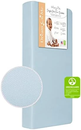 Dream On Me Sunset 3β Extra Firm Fiber Crib Mattress, Greenguard Gold Certified, Waterproof Vinyl Cover, Baby Mattresses For Cribs, Fits Mini And Portable Cribs - Image 6
