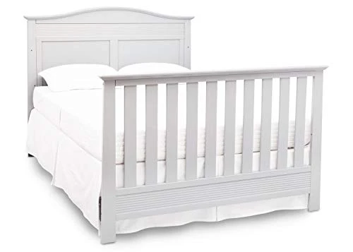 CC KITS Full-Size Conversion Kit Bed Rails For Serta Aberdeen, Adelaide, Ashland, Banbury, Barrett, Bethpage, Fairmont, Fall River, Fernwood & Mid-Century Modern Lifestyle 4-in-1 Cribs (Bianca White) - Image 5