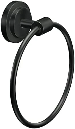 Moen DN0786CH Iso Bathroom Hand -Towel Ring, Chrome - Image 8