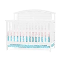 Forever Eclectic Hampton Curve-Top 4-in-1 Convertible Baby Crib