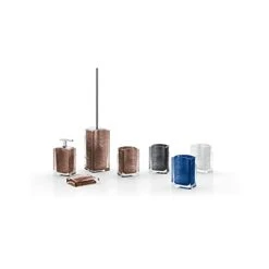 Gedy Antares Portacepillos, Resin, Grey, 6.2Â x 8Â x 11.7