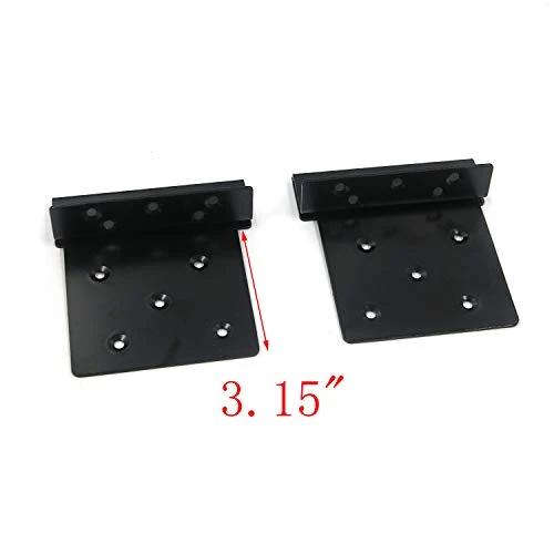 MY MIRONEY Set Of 4 Bed Frame Bed Post Double Hook Slot Bracket 3.39" X 4.21" Bed Rail Hooks Plates Bed Accessories - Image 3