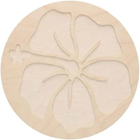 Welled Wood Surface, Pinwheel Shaped, 10" X 9.68", For Wooden Trays, Crafts And Decorations, Welled Center For Resin Design Or Paint - For Decoupage, Engraving, Wood Burning - Image 8
