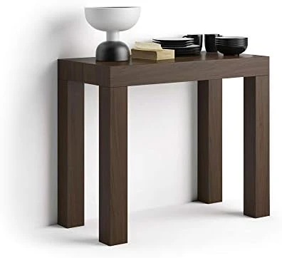 Mobili Fiver, First, Extendable Console Table, Ashwood Black, Made In Italy - Image 12