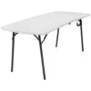Cosco Products Diamond Series 300 Lb. Weight Capacity Folding Table, 6' X 30", White