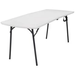 Cosco Products Diamond Series 300 Lb. Weight Capacity Folding Table, 6' X 30", White