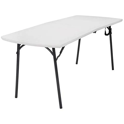 Cosco Products Diamond Series 300 Lb. Weight Capacity Folding Table, 6' X 30", White
