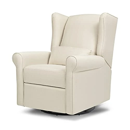 DaVinci Hayden Recliner And Swivel Glider In Natural Oat, Greenguard Gold & CertiPUR-US Certified - Image 6