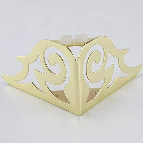 VISAML 4Pcs/Lot Metal Hollow Furniture Sofa Feet Legs Metal Sofa Table Cabinet Cupboard Bar Flower Pattern European Gold - Image 3
