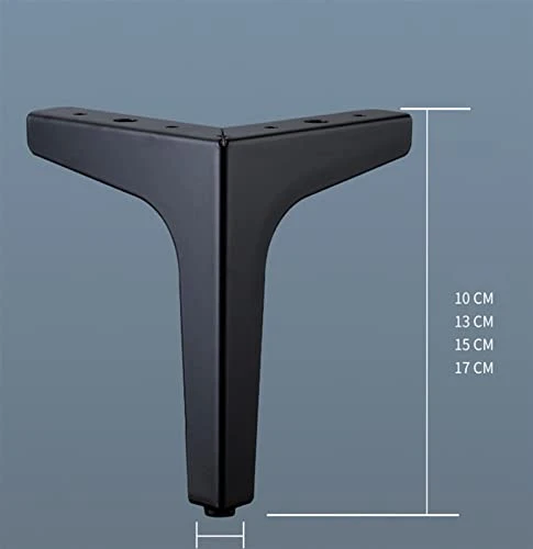 ARCIDO 4Pcs,for Sofa/TV Cabinet Coffee Table Bathroom Cabinet Support Accessories Yunyunwang (Color : Black 15cm) - Image 4