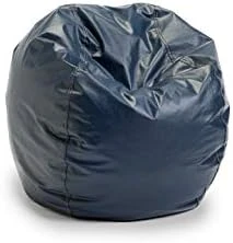 Child Bean Bag Chairs By Better American Products - Kid Sized Baseball Style Vinyl Bean Bag Chairs Perfect For Game Rooms And More {Blue} - Image 10