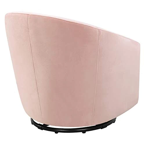 Babyletto Madison Swivel Glider In Blush Pink Velvet, Greenguard Gold And CertiPUR-US Certified - Image 5