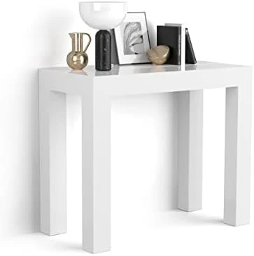 Mobili Fiver, First, Extendable Console Table, Ashwood Black, Made In Italy - Image 8