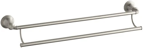 KOHLER K-10553-BN Devonshire 24-Inch Double Bathroom Towel-Bar, Vibrant Brushed Nickel