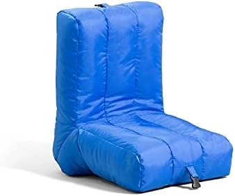 Big Joe Grab & Go 2Pk Travel Bean Bag Chair, Steel Gray SmartMax, 1.5ft - Image 6