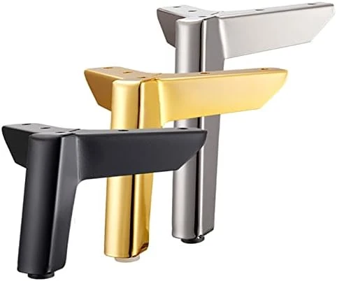 4Pcs/SetBrand Thicken Cabinet Sofa Table TV Cabinet Bed Furniture Furniture Legss Couch Dresser Armchair Yangluwang (Color : Black 12cm) - Image 6