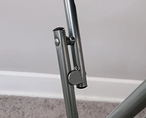 EHemco Folding TV Tray Tables For Eating, 19 By 15 By 26 Inches, Black, Set Of 2 - Image 5