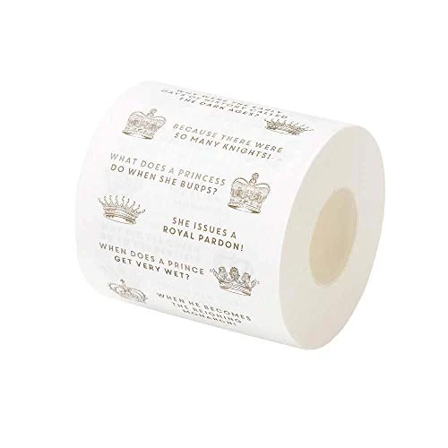 Talking Tables Entertainment Royal Jokes Toilet Roll Christmas Fun Gifts Presents, White - Image 2