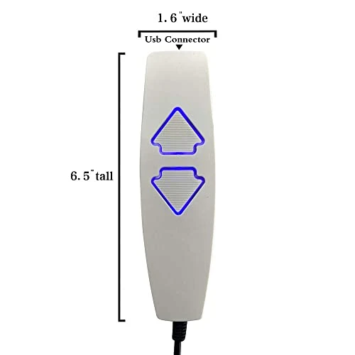 Kariwust Lift Chairs Power Recliner 2 Push Button 5 Pin Hand Control Handset Remote With USB And Blue Light - Image 4
