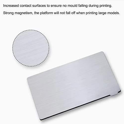 Spring Steel Plate, Print Bed Strong Adhesion Simple Assembly Double Sided Easy Removal Magnetic For Replacement - Image 2