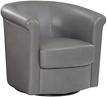 GRAFTON HOME Marvel Swivel Chair, 30D 30W 29H, Slate Splatter - Image 8