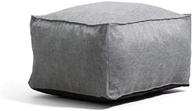 Big Joe Imperial Fufton Foam Filled Bean Bag Sofa With Removable Cover, Gray Union, 5ft Giant - Image 9