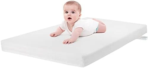 Ferlizer Pack And Play Mattress, 3.5 Inch Dual-Sided Playpen Mattress, Memory Foam Playard Mattress Topper With 100% Waterproof Bamboo Cover For 38" X 26" Pack N Play Playpens - Image 10