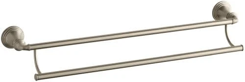 KOHLER K-10553-BN Devonshire 24-Inch Double Bathroom Towel-Bar, Vibrant Brushed Nickel - Image 2
