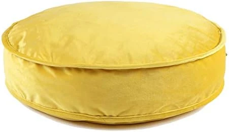 YIUOR Velvet Pouf For Nursery Floor Cushion Soft Round Throw Pillow Baby Room Seat Mattress Bean Bag Chair For Reading Nook - Image 7