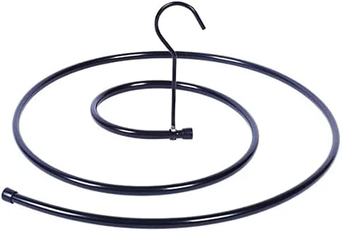 GEEKLLS Shoe Rack Organizer Circular Spiral Quilt Airing Rack Of Stainless Steel Blanket Hanger (Color : White) - Image 6