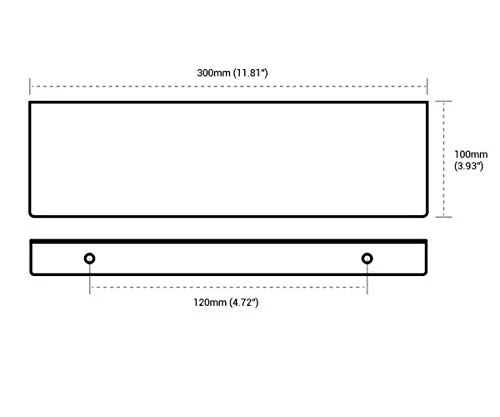TRUSTMI Floating Shelf Wall Mounted Brushed Gold SUS304 Stainless Steel Storage Shelves For Bathroom Kitchen Bedroom Home Décor, (12 Inch X 4 Inch), Brushed Brass