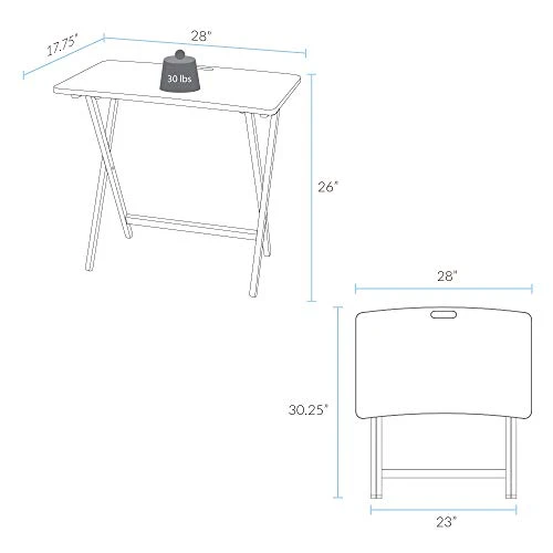 PRESTO PRODUCTS COMPANY American Trails Arizona Folding Table With Solid Red Oak,Warm Brown - Image 3