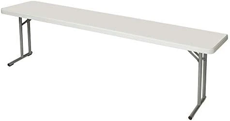 OEF Furnishings 5 Foot Heavy Duty Seminar Folding Table, 18" X 60", Light Grey - Image 8