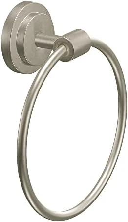 Moen DN0786CH Iso Bathroom Hand -Towel Ring, Chrome - Image 6