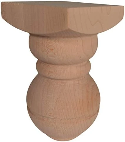 BingLTD - 5" Unfinished Profile Maple Sofa Leg - Set Of 4 (BF1512-MA-UNF) - Image 2