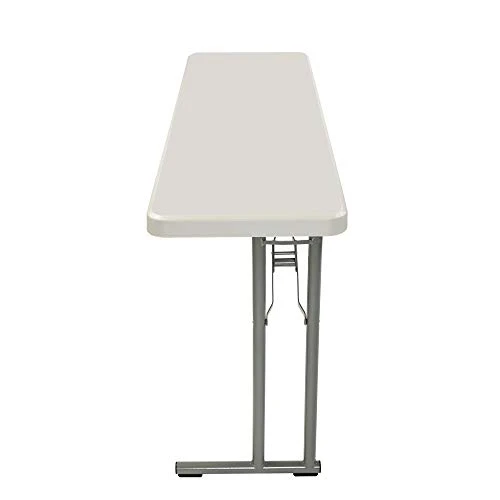 OEF Furnishings 5 Foot Heavy Duty Seminar Folding Table, 18" X 60", Light Grey - Image 5